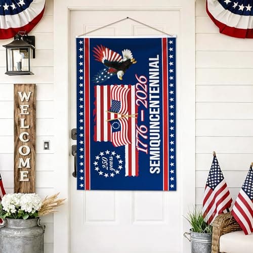 250 Year American Anniversary Flag - American Flags for Outside 3x5 Ft, Double Sided 3 Layers, 1776-2026 America 250th Birthday 4th of July Flag, Patriotic Flags for Independence Day Indoor Decoration - Thumbnail 4