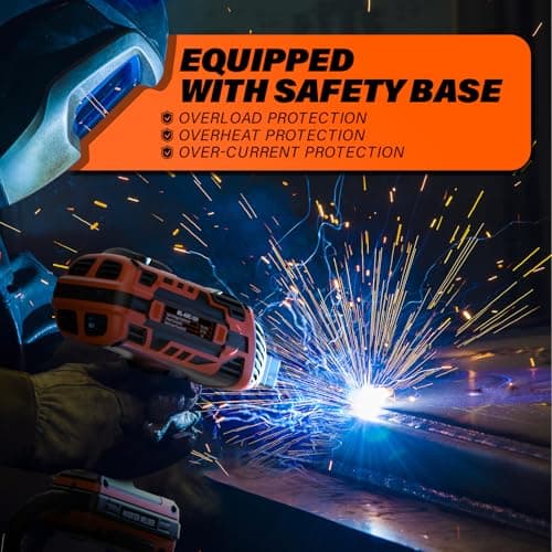 MAXLANDER Welding Machine Portable, 110V 120A Handheld ARC Welder with IGBT Inverter 5 Variable Current Adjustment, 20PCS Rods, Fits for 3/64"-1/8" Wire Rods - Thumbnail 3