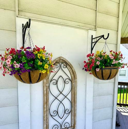 HIFIDECKY Artificial Flowers for Outdoors 16 Bundles Fake Flowers Fake Plants Spring Summer Decoration UV Resistant Fake Silk Flowers for Porch Patio Home Planter Window Box Yard Garden Decor - Thumbnail 4