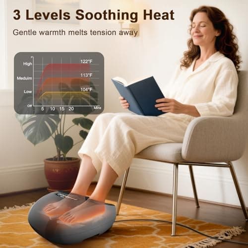 JZBRAIN Foot Massager for Plantar Fasciitis & Neuropathy 2026 Upgraded - Thumbnail 6
