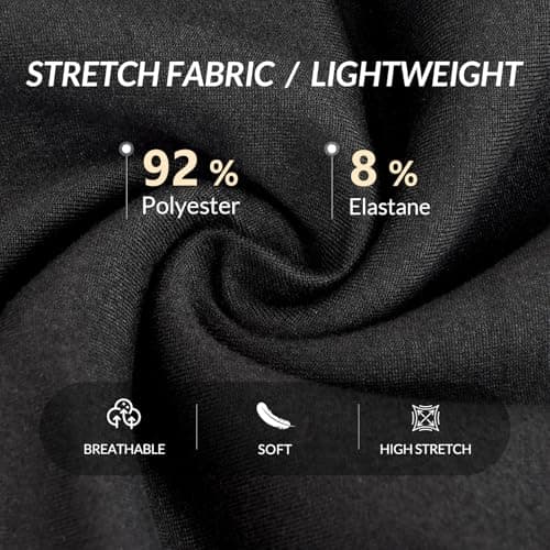 Ipletix Capri Pants for Women High Waisted Casual Wide Leg Yoga Pants with Pockets for Travel Gym Exercise 23" Inseam Black L - Thumbnail 3