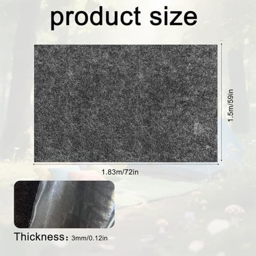 BETAGT Tent Carpet Mat Camping Floor Rug,Large Size 59 * 72 inch Waterproof Durable Portable and Foldable Pad Soft Tent Carpet Mat Blanket Picnic Floor Blanket for Picnic Outdoor Hiking - Thumbnail 2