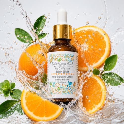 Boho Aromatic Vita C + Purslane BLOOM Serum – Brightening Vitamin C Face Serum with Purslane, Antioxidant & Hydrating Formula for Radiant Skin – Vegan & Cruelty-Free - Thumbnail 6