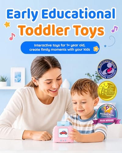 Aullsaty Toddler Toys Talking Flash Cards for 1 2 3 4 5 6 Year Old Boys and Girls, Autism Sensory Toys for Autistic Children, Learning Educational Montessori Speech Therapy 248 Sight Words Kids Gifts - Thumbnail 2