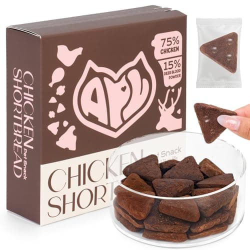 APL Freeze Dried Treats for Dogs & Cats, 1.76oz | All-Natural Chicken & Deer Blood Recipe | Rich in Iron, Supports Immunity & Appetite | Training Rewards, Food Topper & Travel Snacks