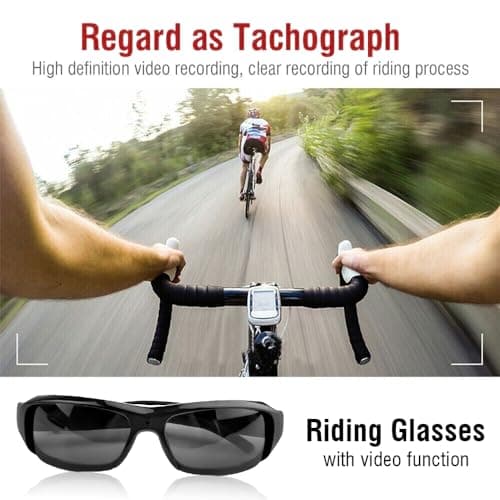 Limiete 1080p HD Camera Sunglasses – Hands-Free Video Glasses with Motion Detection/No Wi-Fi Needed/Supports up to 512GB MicroSD/Lightweight Solid Frame/USB Charging Cable Included - Thumbnail 3