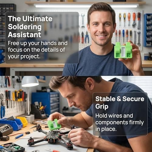 CHKAFEISTAR Magnetic Soldering Helping Hands with Dual Clips - Thumbnail 3