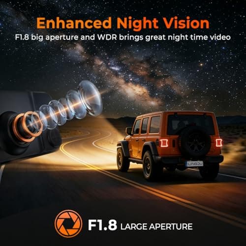 LINGDU 12" Mirror Dash Cam, 4K UHD Front and 2.5K Rear View Dash Camera for Car, with ADAS BSD LCA Smart Mode, GPS, G-Sensor, Loop Recording, Parking Monitor, Voice Control, 5.8GHz WiFi - Thumbnail 4