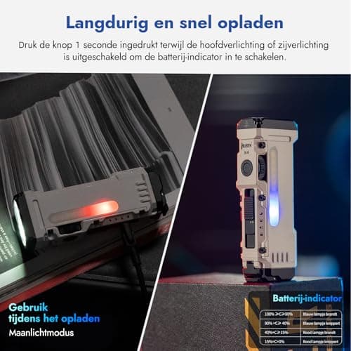WUBEN X4 Flashlight Rechargeable,Compact EDC Light with RGB Lighting - Thumbnail 6