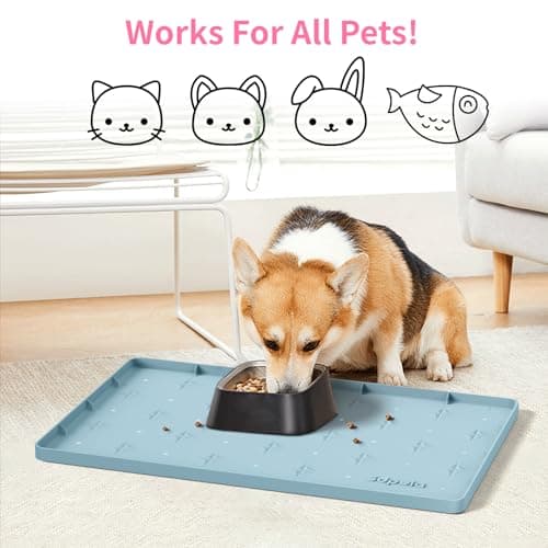 Sdpeia Under Sink Mat 22"×14" Waterproof Silicone Cabinet Liner & Sink Protector for Kitchen & Bathroom, Multi-Purpose Organizers Tray for Pets, Laundry, Cat Litter Mat - Thumbnail 4