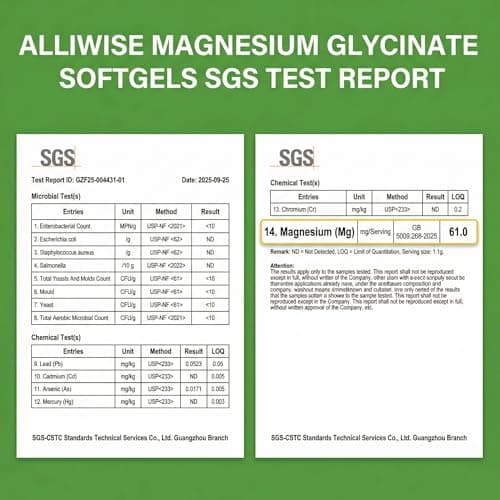 Magnesium Glycinate 500mg Softgels Supplement, Small Easy to Swallow Magnesium Gelcaps High Absorption for Night Leg&Sleep Support, Muscle&Bone, Calm, Non GMO, 120 Gelcaps, 60 Day Supply - Thumbnail 3
