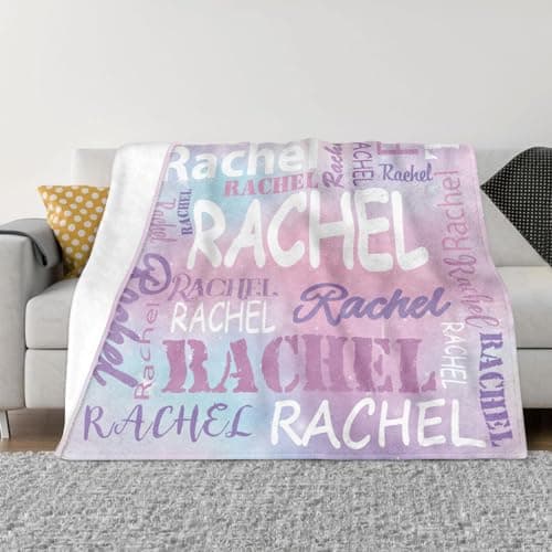 Corissy Ships Next Day, Personalized Blankets and Throws Custom Blanket with Name Customized Flannel Blanket for Kids Christmas Blanket Gifts for Teen Girls Boys - Thumbnail 5