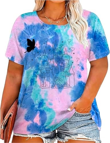 Plus Size Magical Shirts for Women Magical Tee Shirt Family Trip Vacation Tshirt Holiday Summer Graphic Tee Tops - Image 1