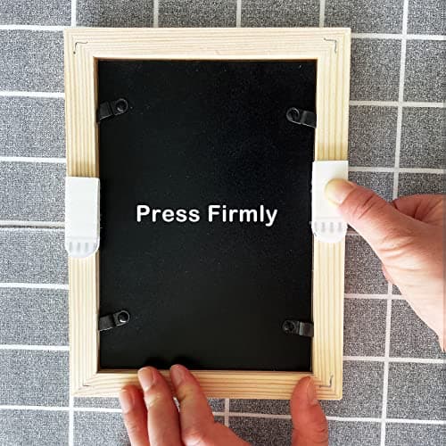 48 Pairs(96 Strips) Small Picture Hanging Strips Heavy Duty, Picture Hanging Kit, Hang Pictures on Wall Without Nails, No Hole Picture Hangers, Removable Adhesive Strips for Frame Hanging - Thumbnail 4