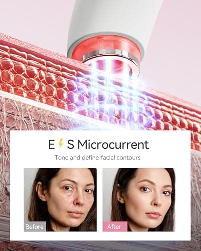 Flikeze Facial Skincare Device for Face and Neck, Vacuum Suction and Red Light Care Beauty Tool, Rechargeable Facial Care Device for Home Use - Thumbnail 4