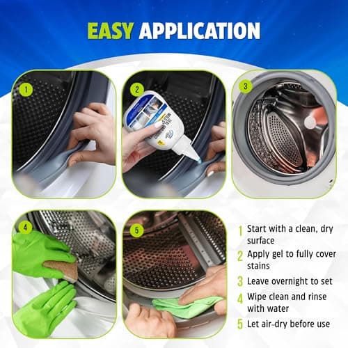 True Fresh Heavy Duty Mold Stain Remover Gel – Powerful Cleaner for Front Loader Washing Machine Seals, Bathroom Grout, Shower Caulking, Tiles & More – 7 oz Cleaning Solution for Stubborn Stains - Thumbnail 5