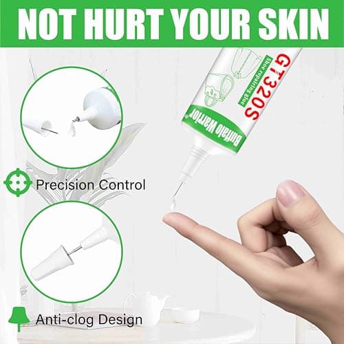 Fabric & Shoe Glue - Professional Grade, Clear, Waterproof, High-Strength Adhesive for Car Seats, Sneakers, Leather, Boots, Hiking Gear - All-Purpose Strong Bond, 2 oz/60ml - Thumbnail 6