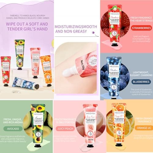ADMD 30-Pack Mini Hand Cream Gift Set for Women & Men, Travel Size Moisturizing Hand Lotion for Dry Hands, Non-Greasy, 15 Scents (Floral & Fruity) - Thumbnail 4
