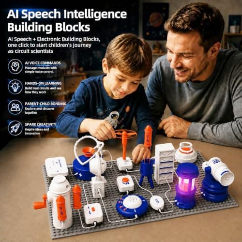 STEM Science Kit for Kids, Electronics Circuit Exploration Toy, 66 PCS - Thumbnail 2