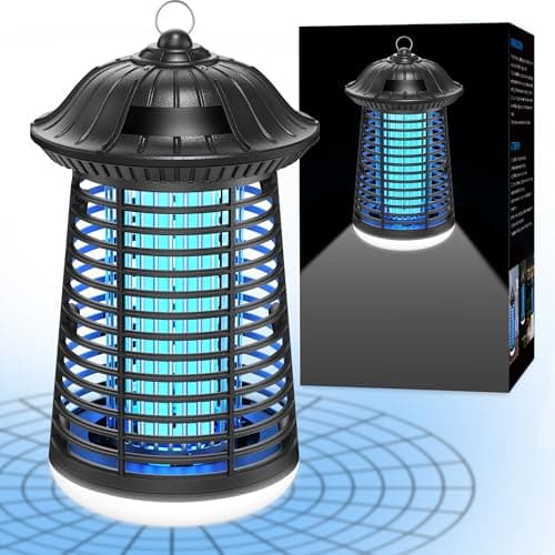 snanlen 4200V High-Powered Electric Bug Zapper Outdoor & Indoor with LED Attractant, Durable ABS Mosquito Zapper Outdoor, Plug-in Fly Trap & Mosquito Killer for Patio, Yard, Garden and Home - Image 1