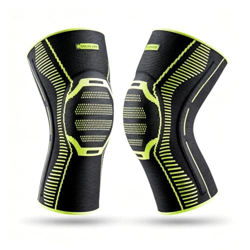 Knee Brace for Men ＆ Women [Upgraded Side Stabilizers Support] Compression Knee Support with Patella Gel - Medical Knee Sleeve for Pain Relief, ACL, PCL, Meniscus, Injury Recovery, Arthritis, Sports