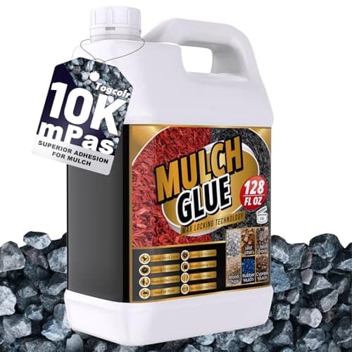 Mulch Glue for Landscaping - 1 Gal Strong Rock Glue, Long-Lasting Gravel Adhesive for Garden, Yards, Plants, Outdoor Walkway, Pebbles, Pea Fish Tank Gravel - Image 1