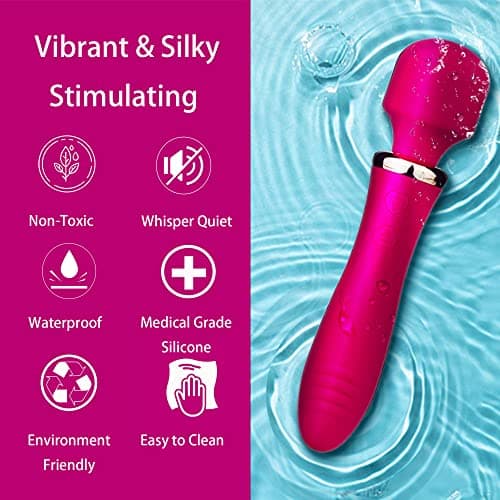 Asopal Handheld Back Massager, Electric Full Body Massager, (Red) - Thumbnail 2