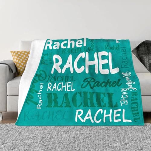 Corissy Ships Next Day, Personalized Blankets and Throws Custom Blanket with Name Customized Flannel Blanket for Kids Christmas Blanket Gifts for Teen Girls Boys - Thumbnail 2