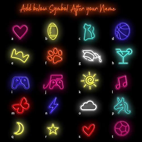 Klampo Custom Neon Signs, LED Neon Sign Customizable For Wall Decor, Personalized Neon Name Sign For Kids Birthday Gifts, Wedding Party Neon Lights Sign, Business Shop Name Logo - Thumbnail 3