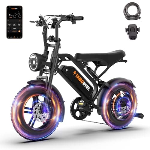 Tamobyke T16 Electric Bike for Teens & Childs, 1000W Motor 48V15.6Ah Removable Battery, 30MPH Off-Road Electric Bicycle,16"Fat Tire Ebike for Kids, 7-Speed,Dual Hydraulic Brakes, Fits Riders 5'0"-5'7" - Image 1