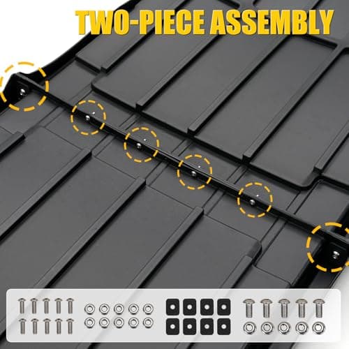 Maxzina Slide-Out Truck Bed Cargo Tray Compatible with Ford F150 Chevy Silverado GMC Sierra Dodge Ram Toyota Tundra HDPE Lightweight Sliding Organizer Trolley System Accessories (5.2FT+ Bed ONLY) - Thumbnail 4