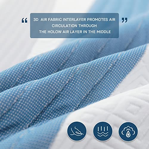 Gotcozy Heated Mattress Pad King Size Dual Control - Electric Mattress Pad Fit up to 15‘’ with 6 Heat Setting & 10 Hour Auto Off ETL Certified Machine Washable(Blue) - Thumbnail 3
