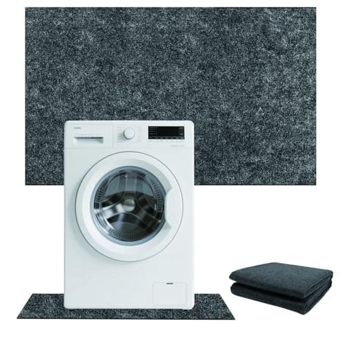 BETAGT Under Washing Machine Mat, 36x59 in Non-Slip Waterproof Shed,Base Flooring Pad for Washer Dryer Fridge Protection with Rubber Backing, Absorbing Reducing Noise Scratch Prevention - Image 1