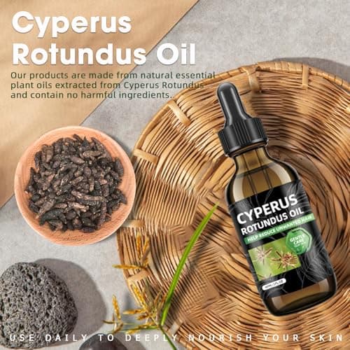 Nodfens Cyperus Rotundus Oil For Hair Removal, 2Pcs 60ML Natural Cyperus Oil For Reducing Body Hair Growth, Moisturizing & Soothing body oil Ideal for All Skin Types - Thumbnail 6
