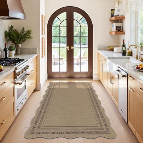U'Artlines 3'x5' Rugs for Entryway, Non Slip Woven Washable Area Rugs, Indoor Door Mat, Kitchen Mats for Floor, Front Entrance Doormat for Kitchen Hall Porch Bathroom Bedroom Patio Decor (Colorful) - Thumbnail 4