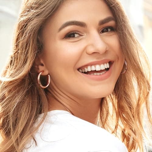 Adoyi Rose Gold Hoop Earrings Set for Women Girls Trendy 14K Plated Gold Hoops Small Chunky Earrings Twisted Huggie Ear rings Pack Lightweight 9 Pairs Jewelry Set for Mother's Day Birthday Gifts - Thumbnail 2