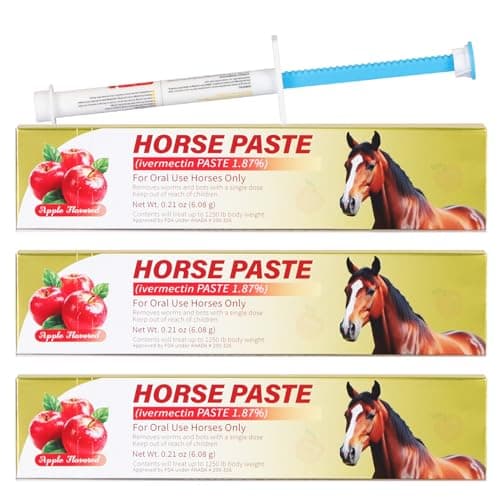 Equorveta Paste 1.87% – Apple Flavored – 6.08g Tube – for Horses Up to 1250 lb - 3 Pack - Image 1