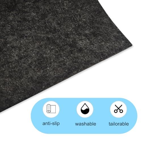 Betagt 6 x 7.87 FT Outdoor Storage Shed Mat, 3mm Thickened Waterproof Shed Base Flooring Pad, Outdoor Carport Mat, Anti-Slip Dustproof Patio Furniture Floor Scratch Prevention - Thumbnail 5