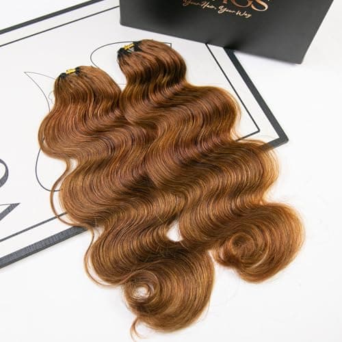 YWIGS Miracle Knots Crochet Human Hair #30 Body Wave Human Boho Crochet Hair Invisible Crochet Hair Human Hair 20" 100 Strands - Thumbnail 5