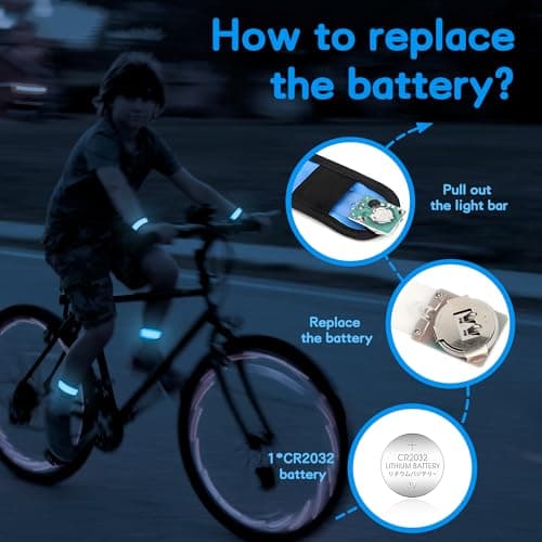 esonstyle 6 PCS LED Bracelets, LED Light Up Bracelets for Kids, Colorful LED Wristbands, Led Slap Bracelets for Kids Walking, Running, Jogging, Concerts, Sports, Camping, Sporting Events - Thumbnail 6