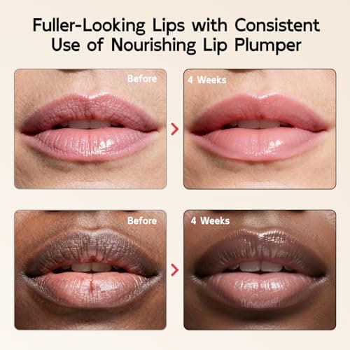 YouthVibe 5% Volufiline Lip Serum & Gloss, Hydrating Lip Care with Shea Butter, Collagen, Peptide & PDRN - Fuller-Looking Lips Over Time, No Burning or Tingling, Non-Sticky Essence - Clear - Thumbnail 3