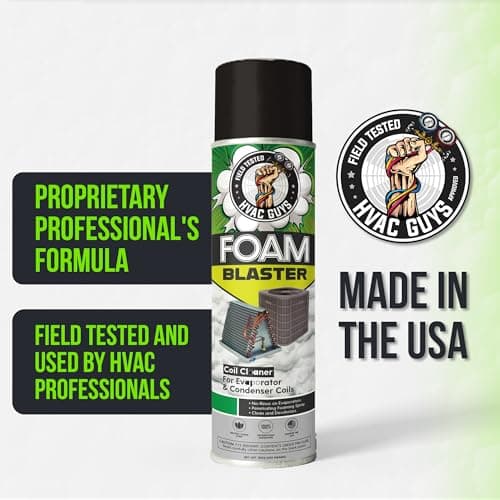Leak Saver Foam Blaster AC Coil Cleaner for AC Unit 3-Pack | No Rinse Formula for Evaporators & Condensers | Neutral Citrus Scent - Thumbnail 2