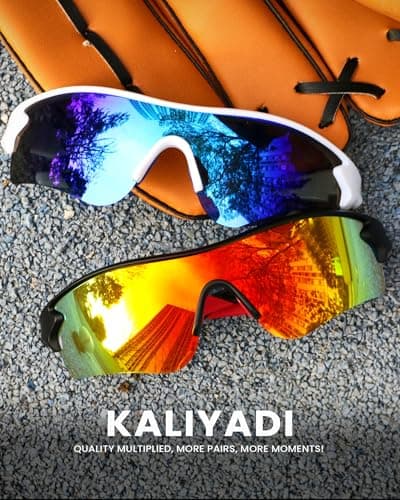 KALIYADI Sports Sunglasses Polarized Sunglasses-Men: Mens Sun Glasses with UV400 for Golf Running Fishing - Thumbnail 6