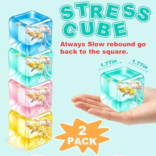Slow Rising Squishy Toys Stress Relief Toys Gifts for Teen Men Women Adults - Thumbnail 2