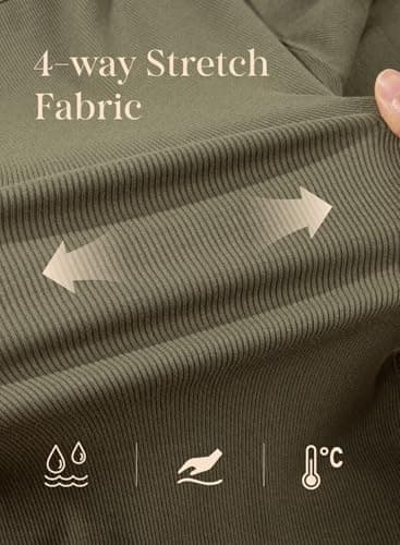 Dokotoo Womens Long Sleeve Solid Basic Thermal Underwear Layer Lightweight Tops 2026 Spring Fashion Crew Neck Slim Fitted Shirts Comfort Thermal Layering Winter Tee Shirt Large Beige - Thumbnail 6