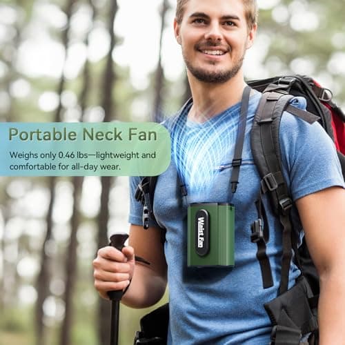 Guffawz 18000RPM High Speed Portable Waist Fan, Mini Body Cooling Fan with 4-Speed, Brushless Motor, 5000mAh Rechargeable Belt Clip fan for Outdoor, Indoor, Worksite, and Travel - Thumbnail 4