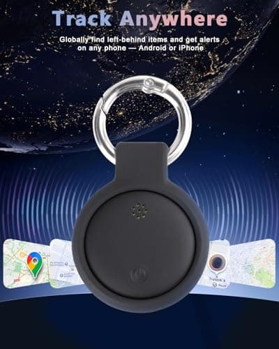 Dual System Bluetooth Tracker for iOS and Android: Smart Tag 4 Pack - Compatible with Apple Find My (iOS) & Google's Find Hub(Android) for Keys, Luggage, Wallet, Vehicles - Long Range Item Locator - Thumbnail 3
