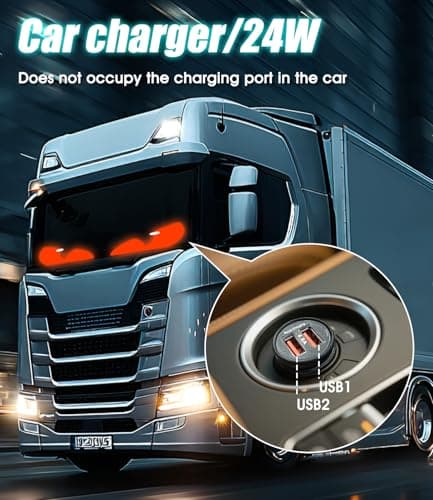 Devil Eyes Light for Windshield, Large 35.4"x7.6" 1Pcs Eye Animated Light for SUVs,Truck Eye Lights Windshield with DIY Text Flexible Soft Screen, Trucks Charger, Remote & APP Control - Thumbnail 2