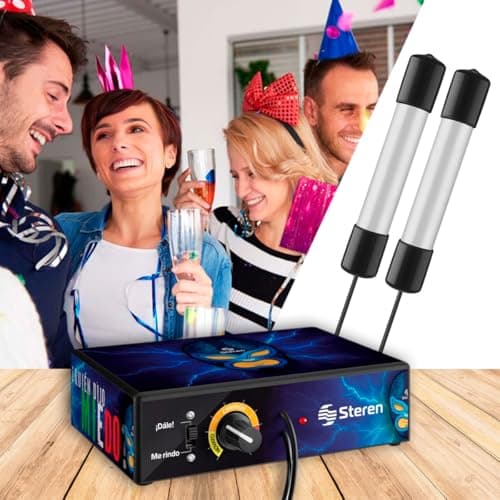 STEREN Fully Assembled Shock Machine Game - Limited Edition Luchador - Great Gift for Family Game Night, Gatherings or Party's - Maquina de Toques Electricos - Thumbnail 4