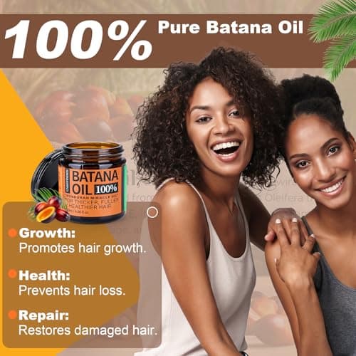 Batana Oil for Hair Growth Dr Sebi, 100% Raw Organic Batana Hair Mask from Honduras, Wild Growth Hair Oil, Scalp Oil Promotes Hair Thickness, Prevents Loss for Men & Women, 4.06 fl oz - Thumbnail 2